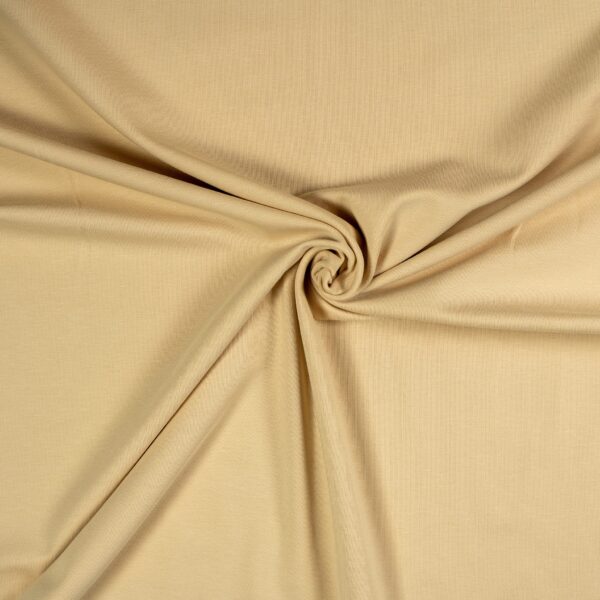Bio-Baumwolljersey Hellbeige – Bild 2