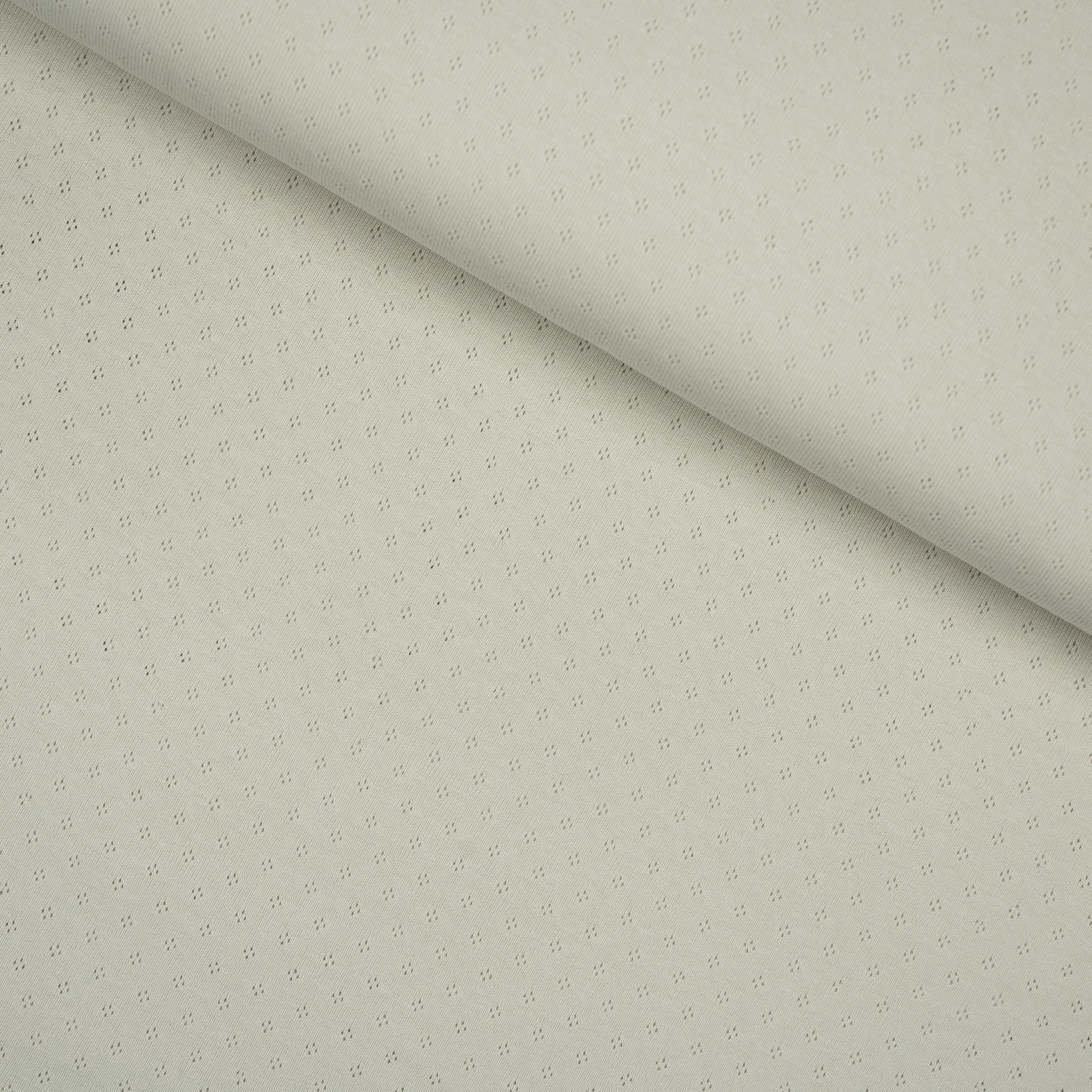 Pointoille Jersey Natürliches Beige