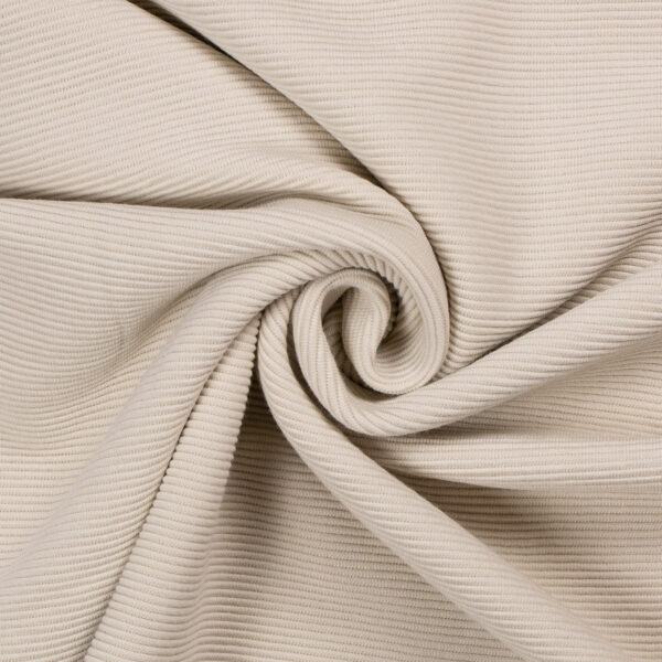 Ottoman Rib Jersey Natürliches Beige