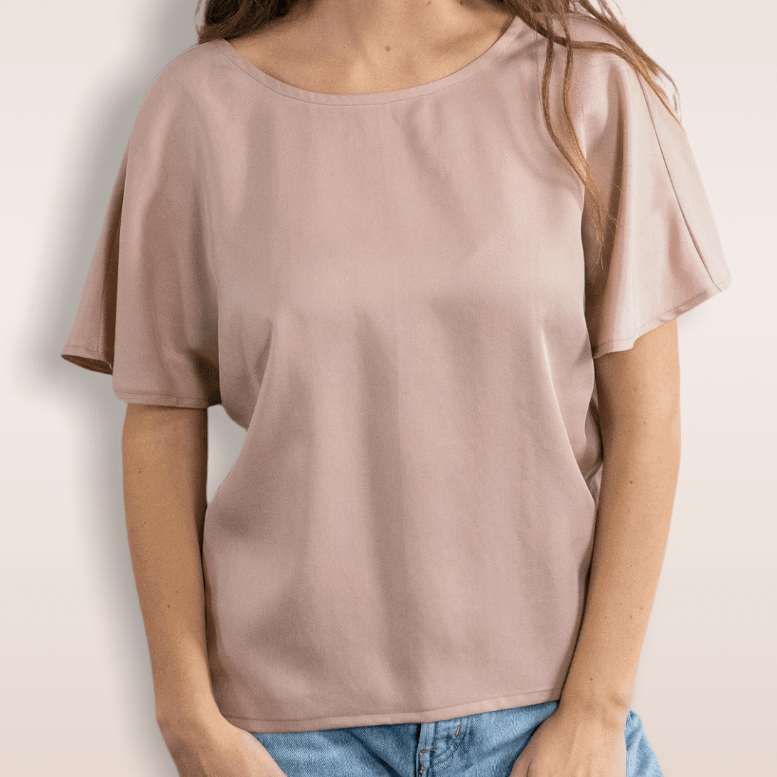 Tencel Nude Rosa – Bild 4