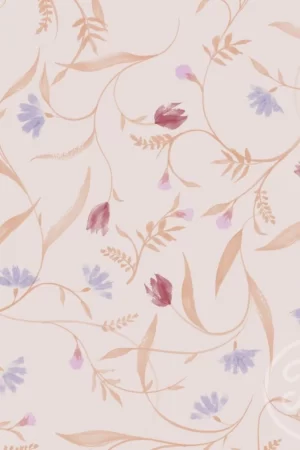 Baumwolljersey Chintz Blume