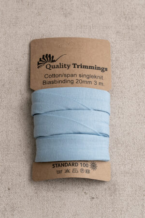 Schrägband Jersey Babyblau