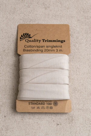 Schrägband Jersey Sand