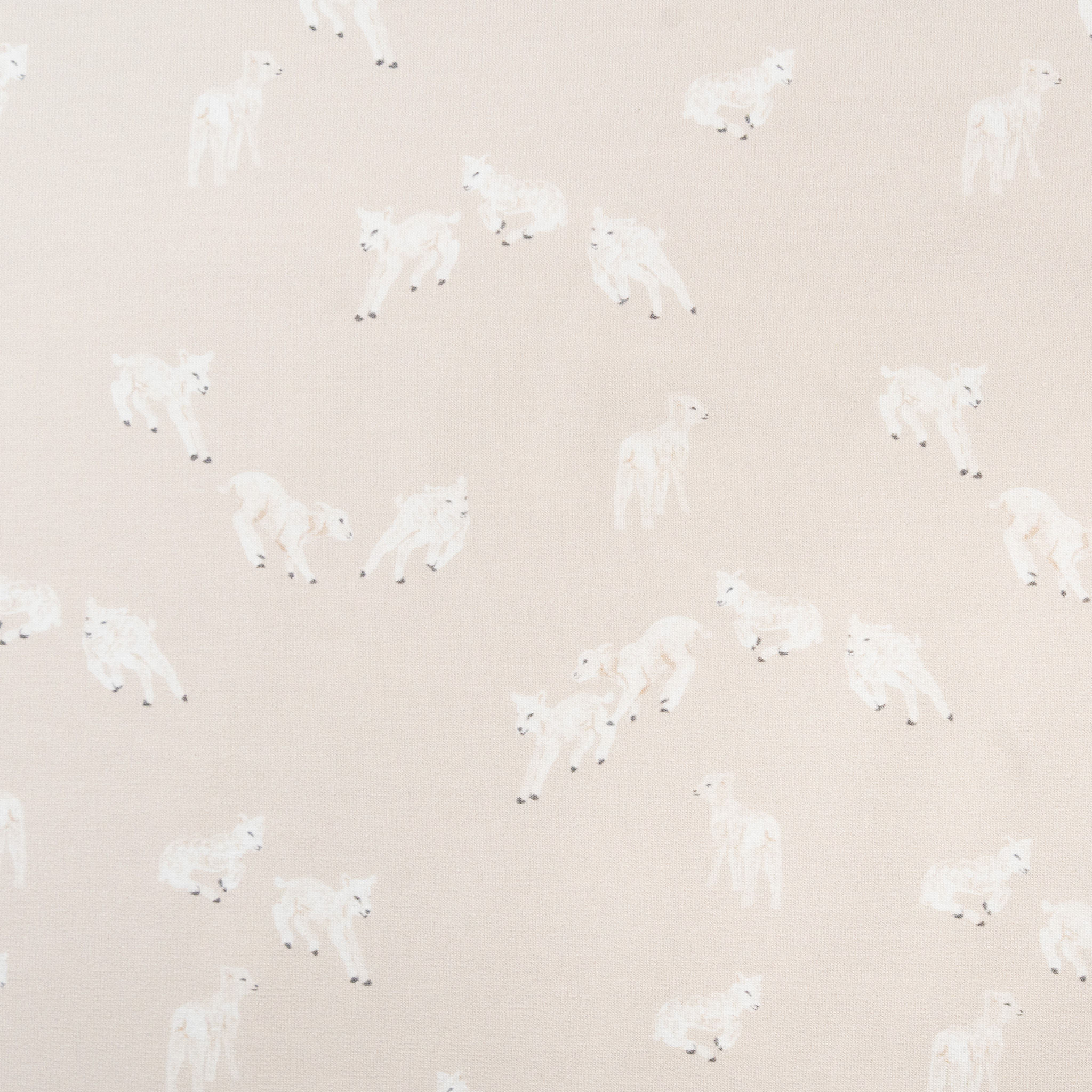 French Terry Ziegen Beige