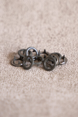 20 Jersey Druckknopfsets Anthrazit