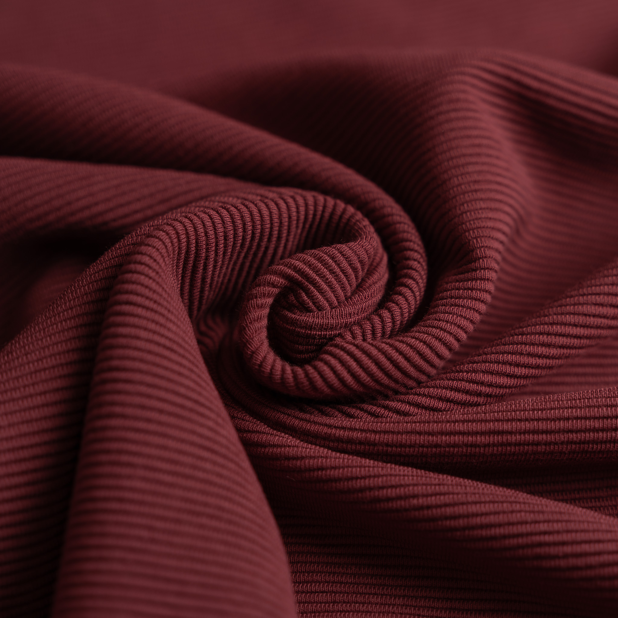 Ottoman Rib Jersey Bordeaux 0.90 m x 1.50 m