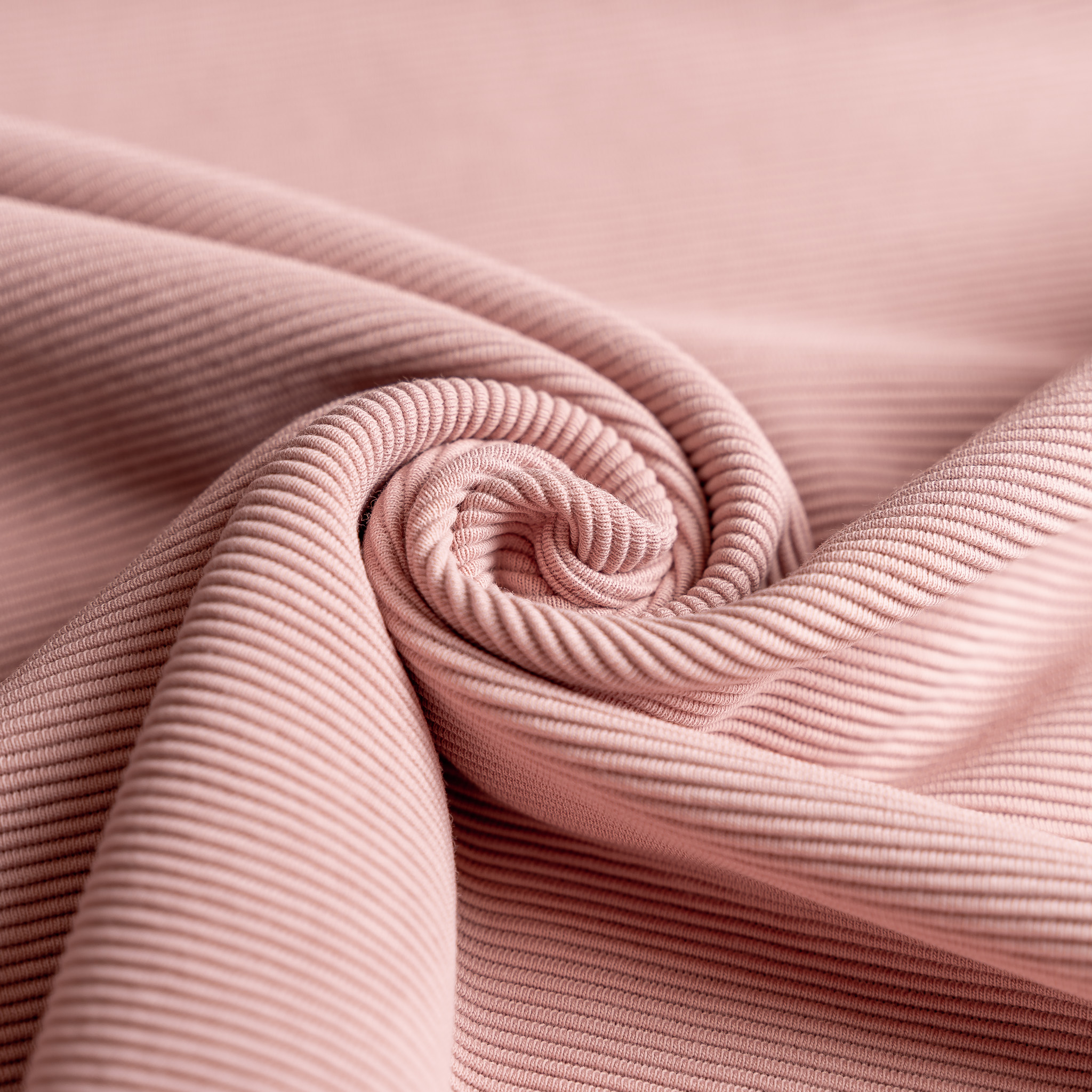 Ottoman Rib Jersey Nude Pink 0.60 m x 1.50 m