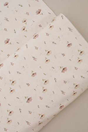 Baumwolljersey Boho Blumen