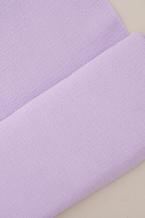 Musselin Double Gauze Pastell Lila 0.65 m x 1.35 m