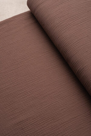 Musselin Double Gauze Dunkel Alt Mauve